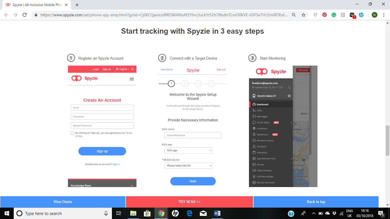 Android Monitoring Apps - SpyZie for Android Monitoring