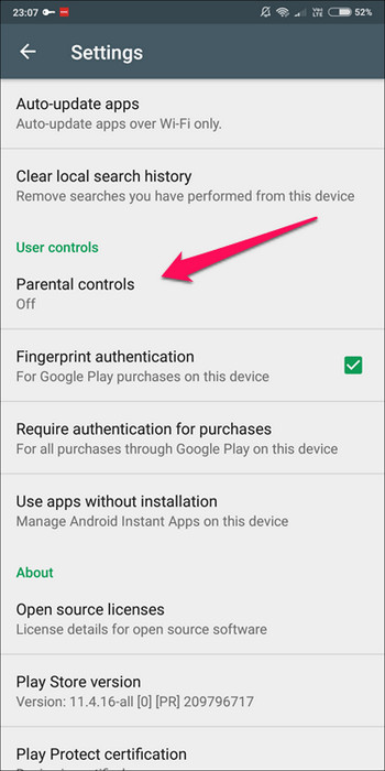 Android Parental Control App