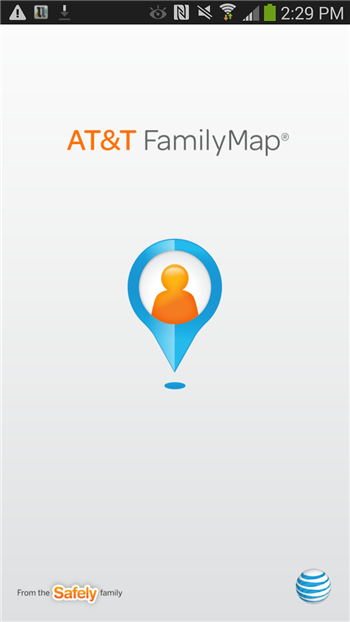 the AT&T FamilyMap app