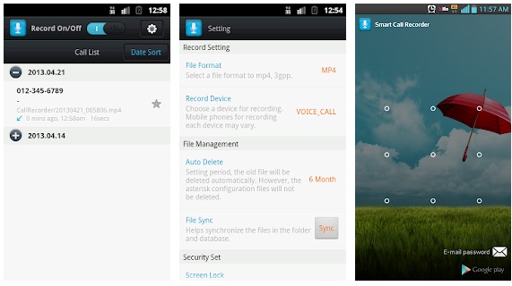 best call recorder for android - Smart Auto Call Recorder