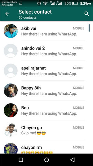 How to block a number on Whatsapp
