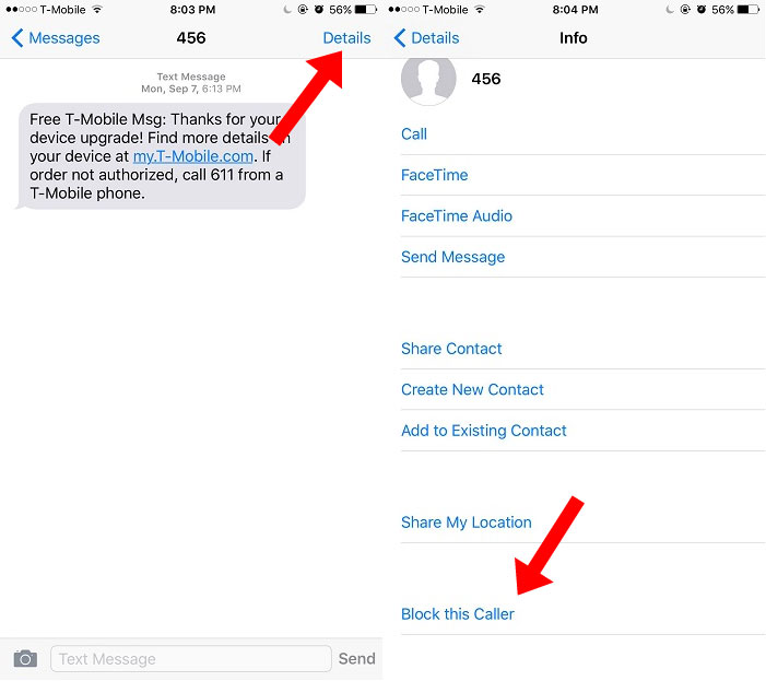 How to block text messages on iPhone