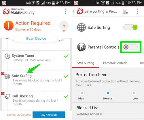 Trend Micro to block websites on Android