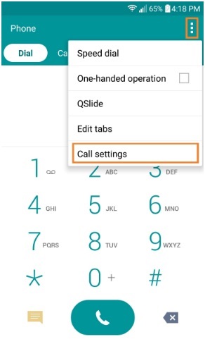 how to block calls on LG phones