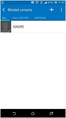 block calls on HTC phones