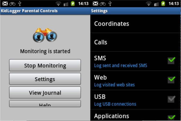 mobile phone monitoring for parents