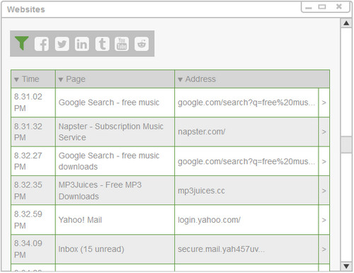 set a browser tracking on other's mobile phone