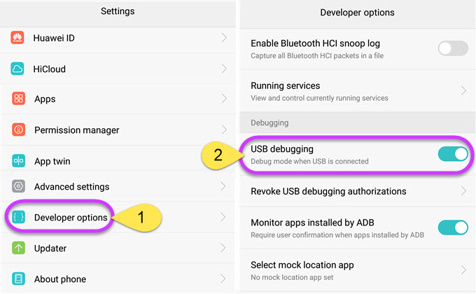 Controlling an Android phone from the PC