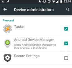 Android Device Manager for lost Android boost
