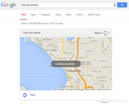 find your lost Android device with Google's Find my device