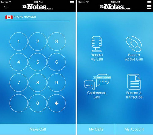 Free Call Recorder for iPhone - Call recorder by No Notes