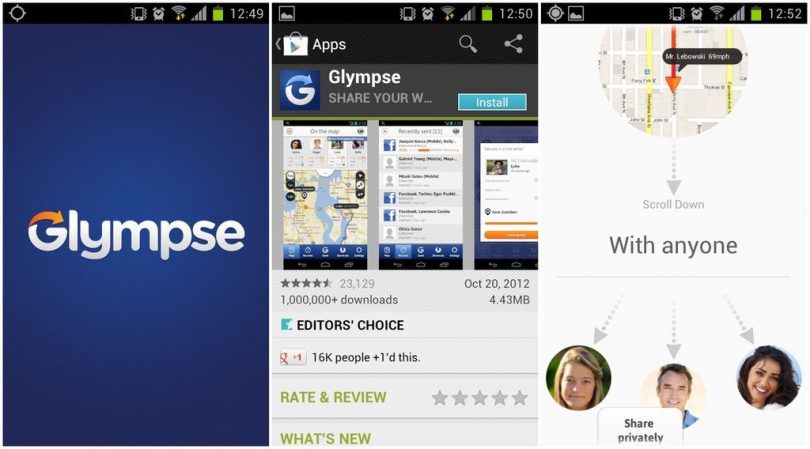 Remote Monitoring Apps for Android - Glympse