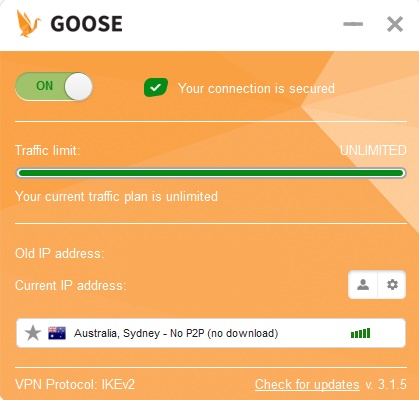 free vpn for iphone - Goose VPN