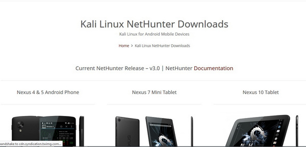 Samsung Hacking Apps - Kali Linux NetHunter