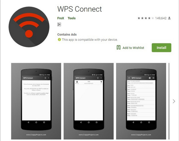 Samsung Hacking Apps - WPS Connect