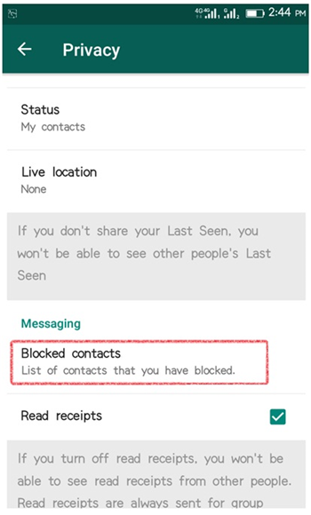 How to know if someone has blocked you on WhatsApp