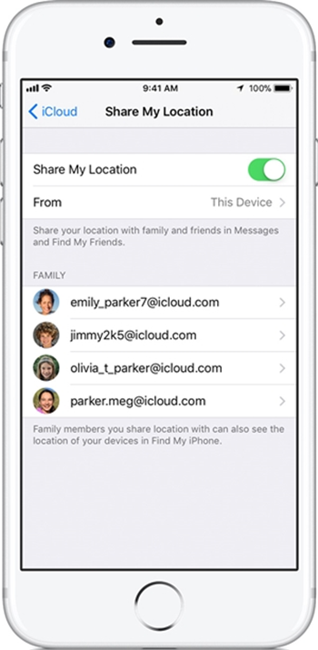 How to locate a family member or share your location with your family