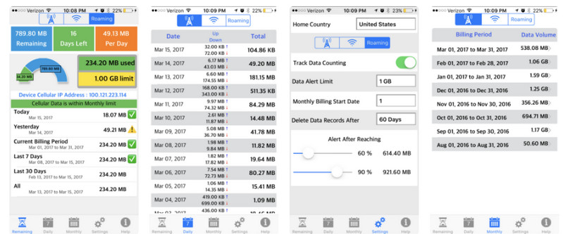 How to monitor the use of data on the iPhone