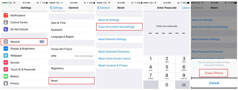 How to disable the control on the iPhone 