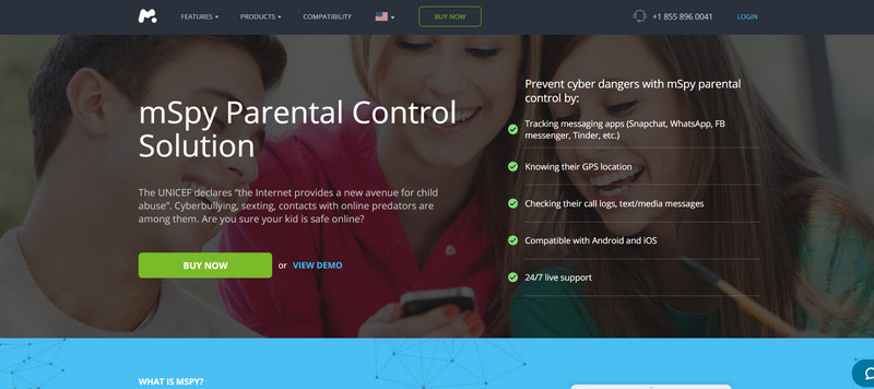 iPhone Parental Control App - mSpy iPhone Parental Control