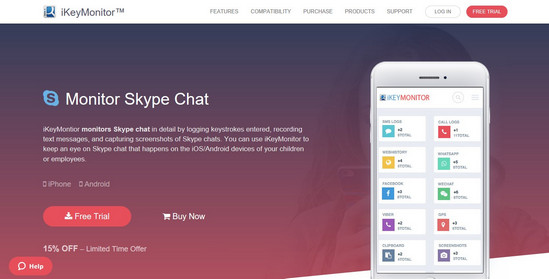 Spy on Skype - iKeyMonitor