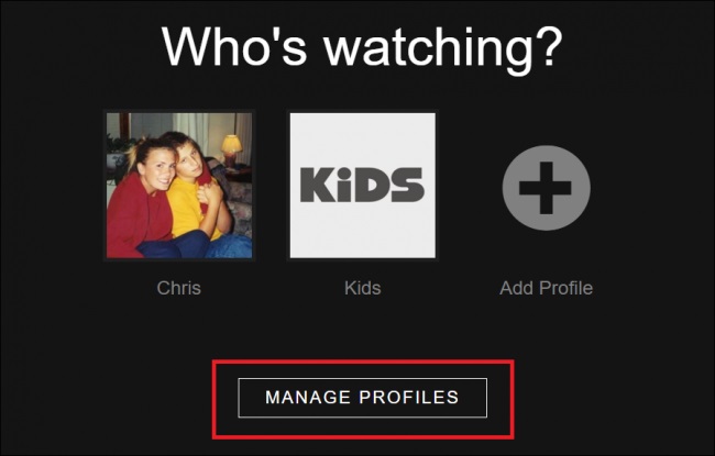 netflix parental control