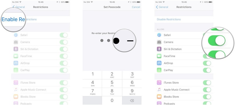parental control app iphone - native parental controls of the iPhone