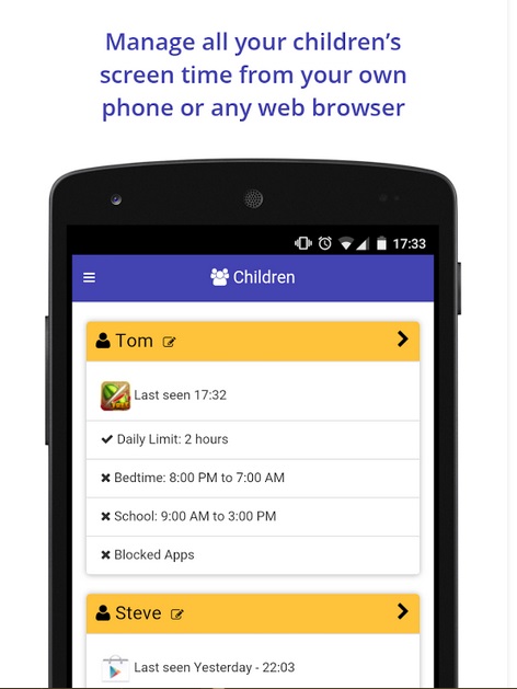 iphone parental control app - Screen Time