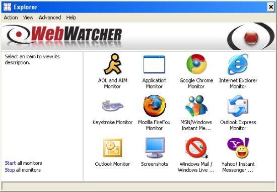 Webwatcher parental control app