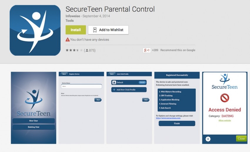 SecureTeen Parental Control