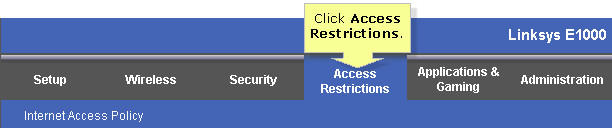 parental control of the router