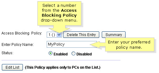 configure router control