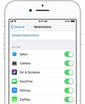 Parental Controls for iPhone 8 and iPhone 8 Plus