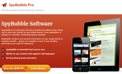 Free Mobile Spy Apps - SpyBubble Mobile Spy App
