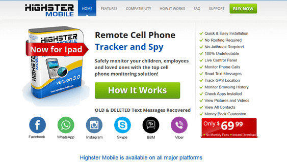 Free Mobile Spy Apps - Highster Mobile Spy App