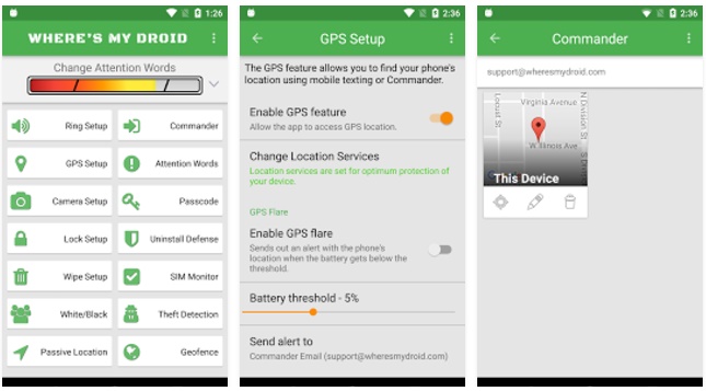 Free Android Location Tracking Apps - Where’s My Droid