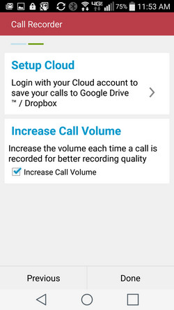 record a call in Samsung using Automatic Call Recorder