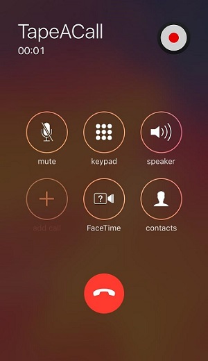 record a phone call on iPhone using TapeACall Pro