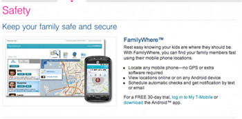 T-Mobile FamilyWhere program