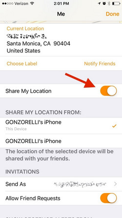 track the iphone for free with Find My Friends