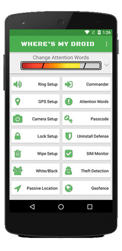 Location tracking application - Where's My Droid