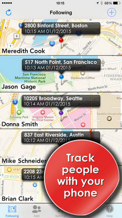 Location Tracking Application - Phone Tracker for iPhones (Track People with GPS)