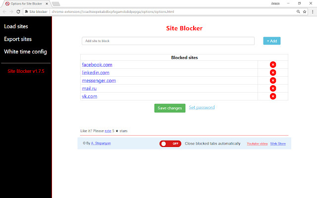 Free Website Blocker - Site Blocker