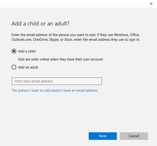 Windows 10 Parental Controls