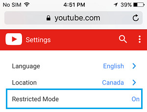 How to set up YouTube Parental Control on iPhone