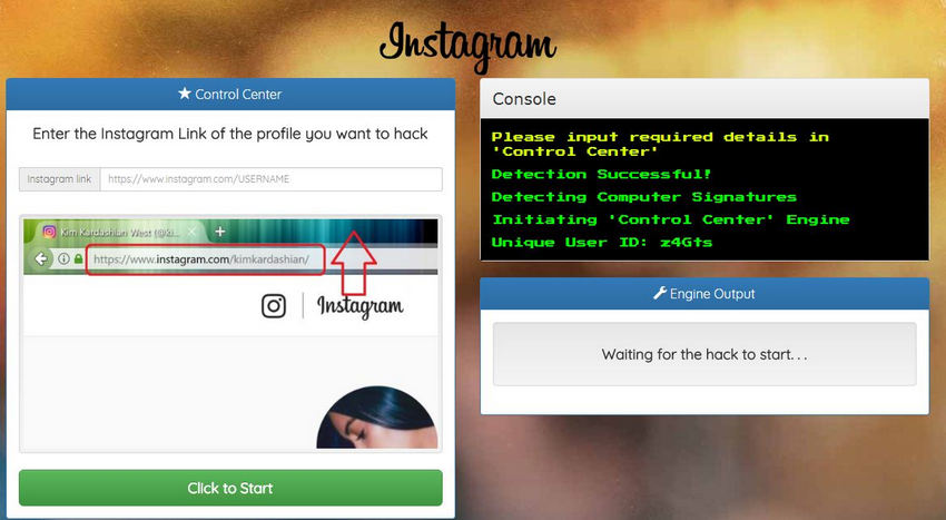  Instagram Online Hack Tool