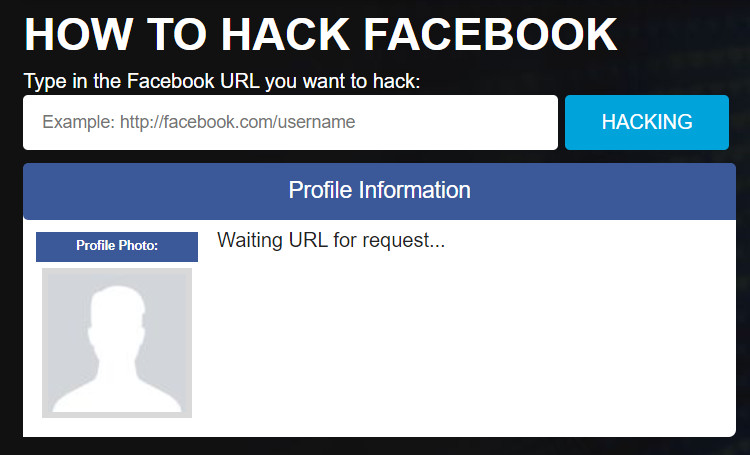 Hack Facebook password using Piraterfaceook