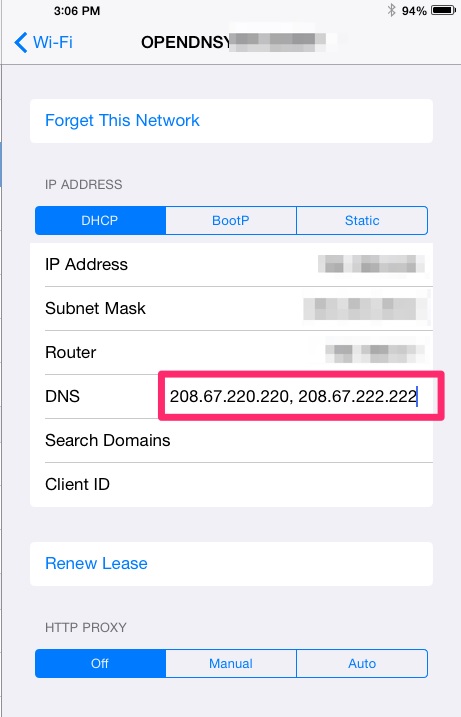 block websites on iphone - install dns