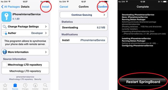 Monitor iPhone Text Messages with jailbreaking