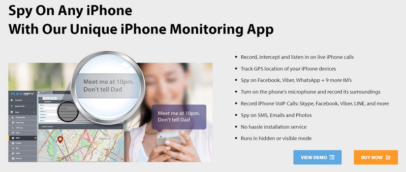Flexispy for iPhone Monitoring
